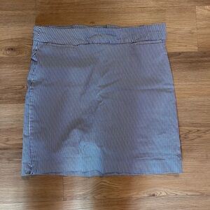 Kim Rogers Women’s Blue & White Striped Skort – Size 14 Petite Casual Summer S
